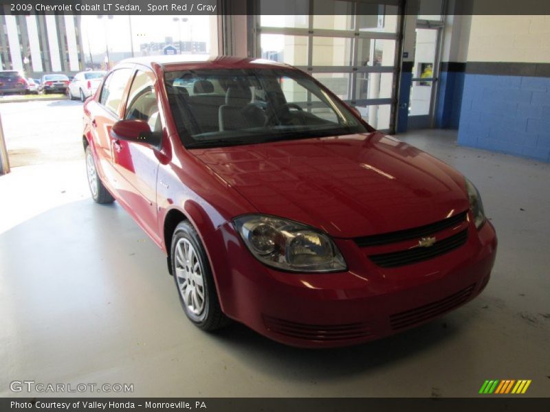 Sport Red / Gray 2009 Chevrolet Cobalt LT Sedan