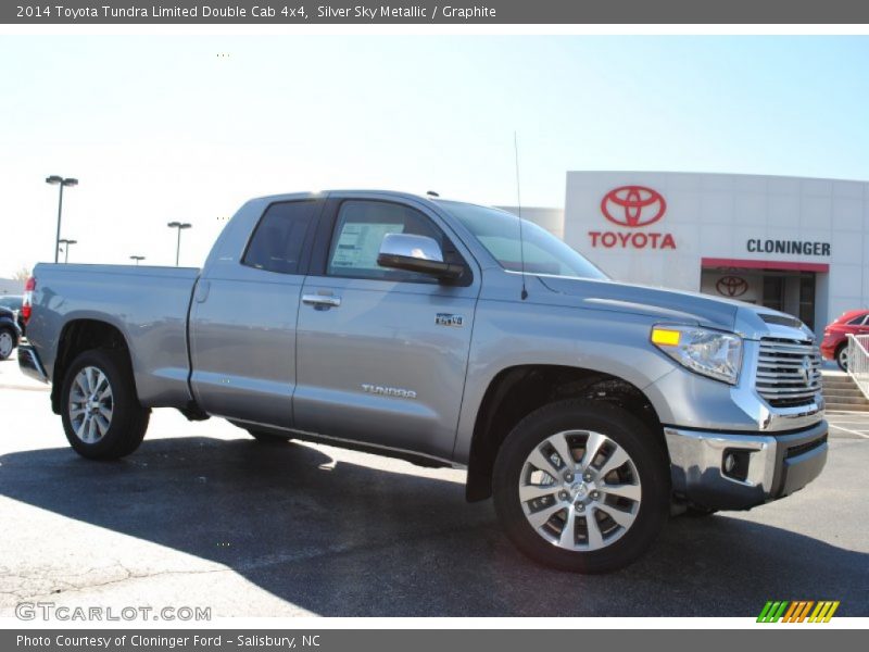 Silver Sky Metallic / Graphite 2014 Toyota Tundra Limited Double Cab 4x4