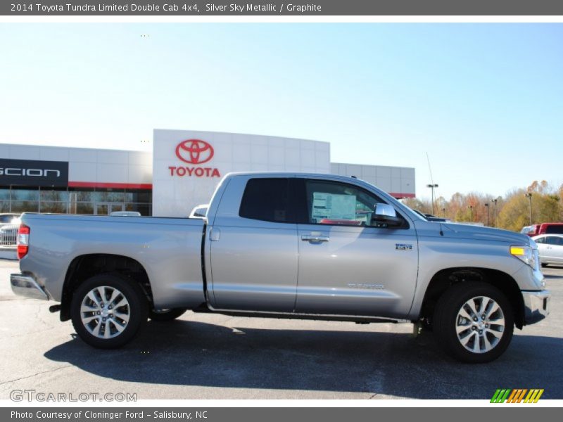 Silver Sky Metallic / Graphite 2014 Toyota Tundra Limited Double Cab 4x4