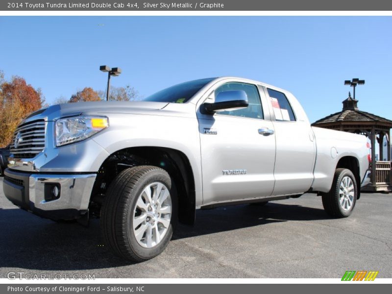 Silver Sky Metallic / Graphite 2014 Toyota Tundra Limited Double Cab 4x4
