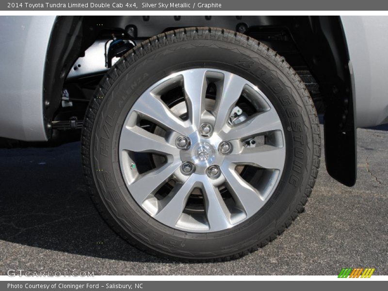 Silver Sky Metallic / Graphite 2014 Toyota Tundra Limited Double Cab 4x4