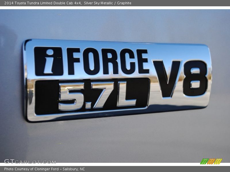 Silver Sky Metallic / Graphite 2014 Toyota Tundra Limited Double Cab 4x4