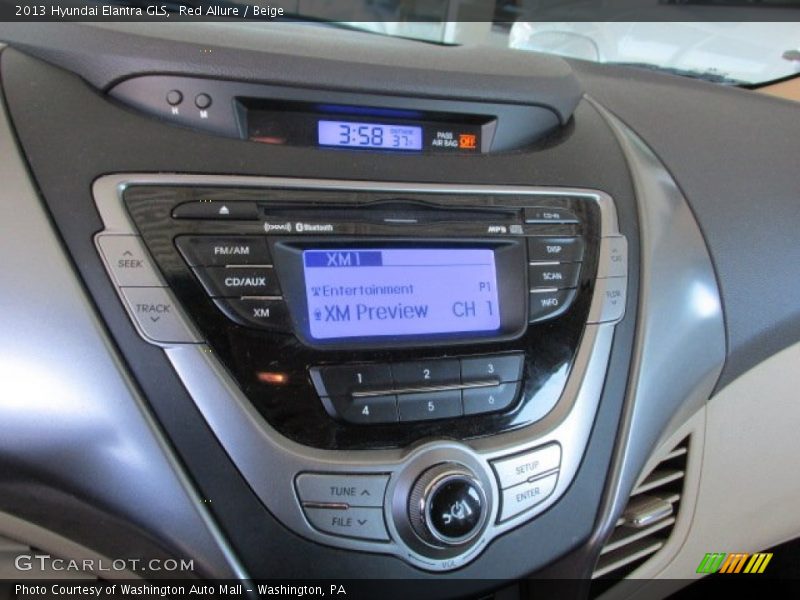 Red Allure / Beige 2013 Hyundai Elantra GLS