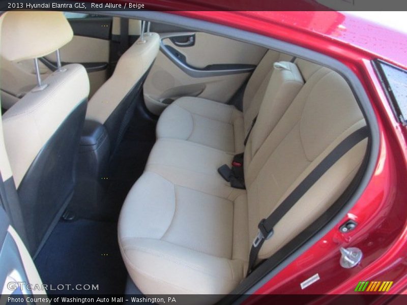 Red Allure / Beige 2013 Hyundai Elantra GLS