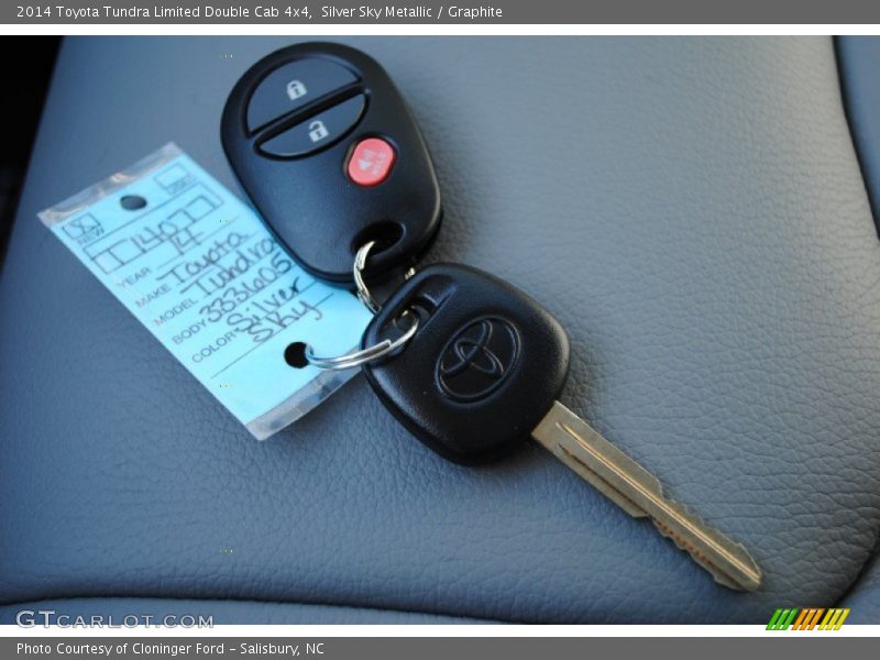 Silver Sky Metallic / Graphite 2014 Toyota Tundra Limited Double Cab 4x4