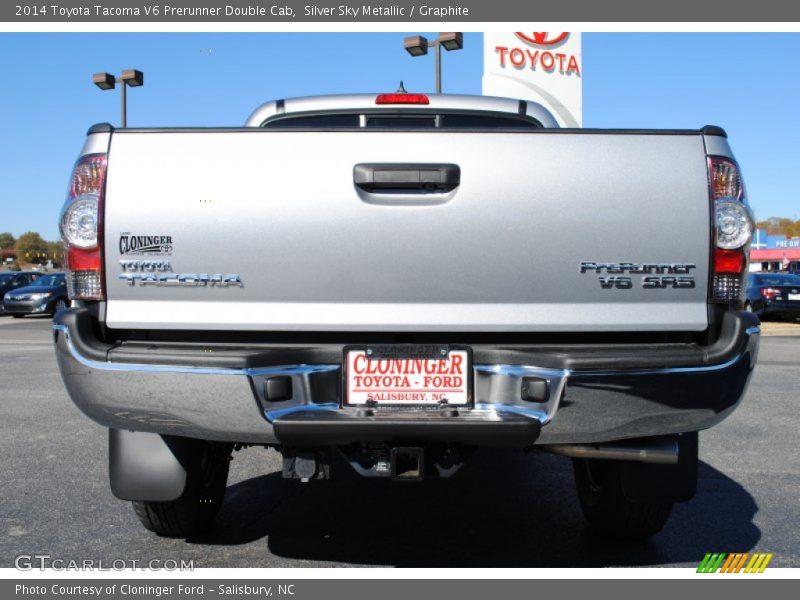 Silver Sky Metallic / Graphite 2014 Toyota Tacoma V6 Prerunner Double Cab