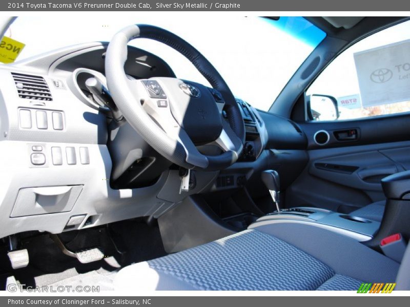 Silver Sky Metallic / Graphite 2014 Toyota Tacoma V6 Prerunner Double Cab
