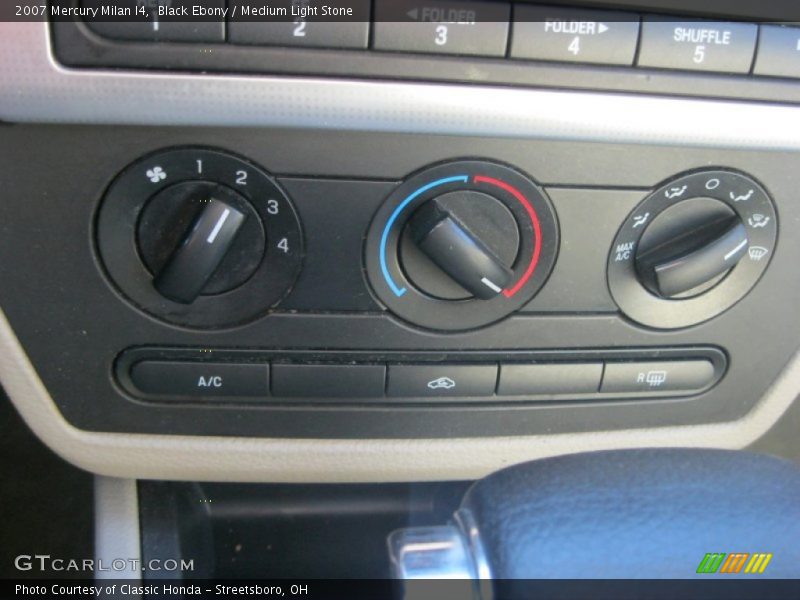 Black Ebony / Medium Light Stone 2007 Mercury Milan I4