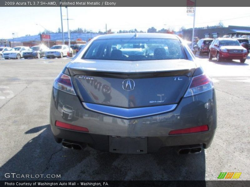 Polished Metal Metallic / Ebony 2009 Acura TL 3.7 SH-AWD