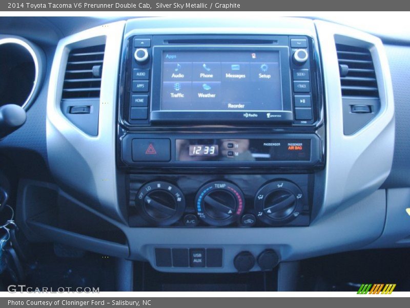 Silver Sky Metallic / Graphite 2014 Toyota Tacoma V6 Prerunner Double Cab