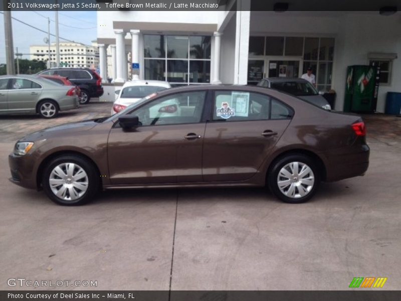 Toffee Brown Metallic / Latte Macchiato 2011 Volkswagen Jetta S Sedan