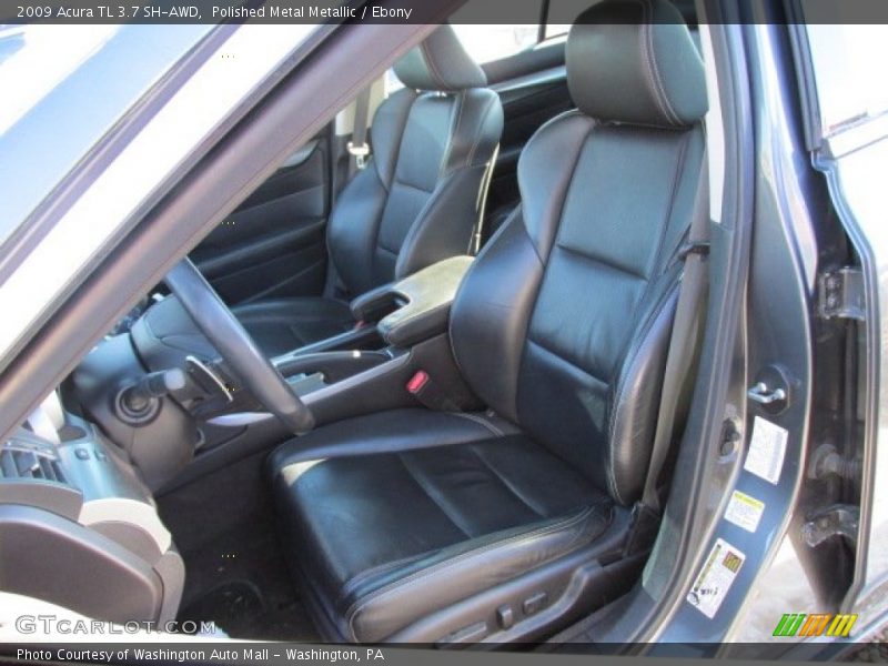 Polished Metal Metallic / Ebony 2009 Acura TL 3.7 SH-AWD