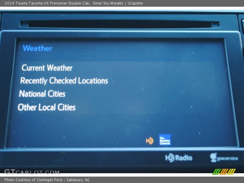 Silver Sky Metallic / Graphite 2014 Toyota Tacoma V6 Prerunner Double Cab