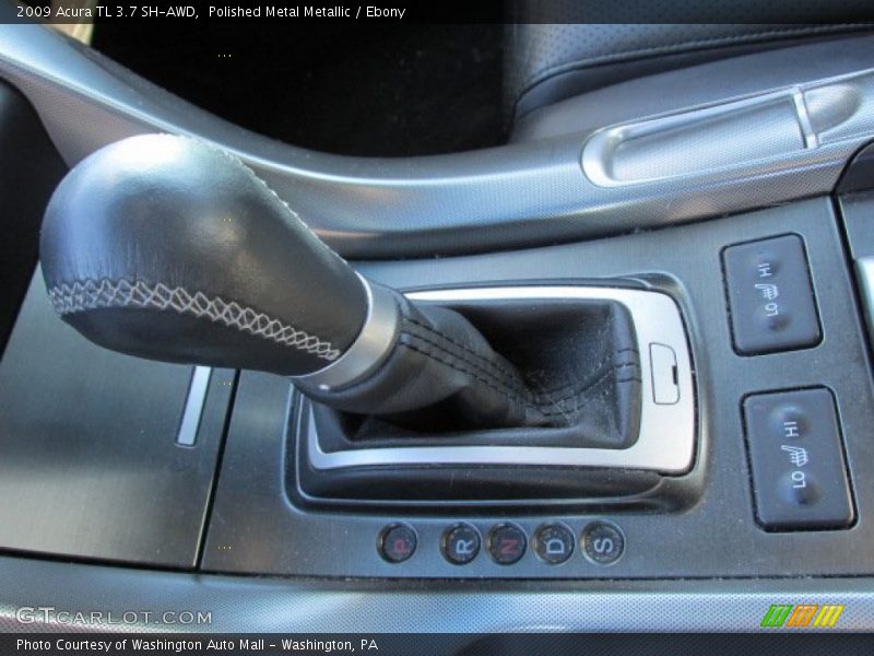 Polished Metal Metallic / Ebony 2009 Acura TL 3.7 SH-AWD
