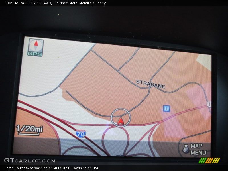 Polished Metal Metallic / Ebony 2009 Acura TL 3.7 SH-AWD