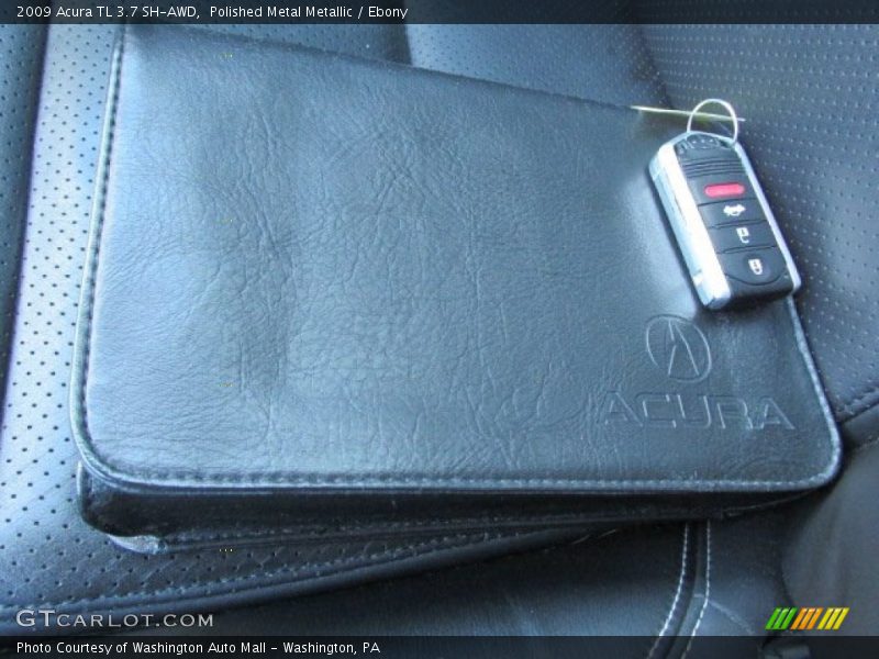 Polished Metal Metallic / Ebony 2009 Acura TL 3.7 SH-AWD