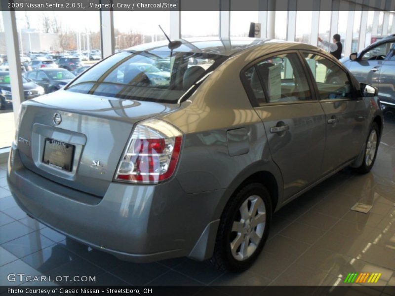 Magnetic Gray / Charcoal/Steel 2008 Nissan Sentra 2.0 SL