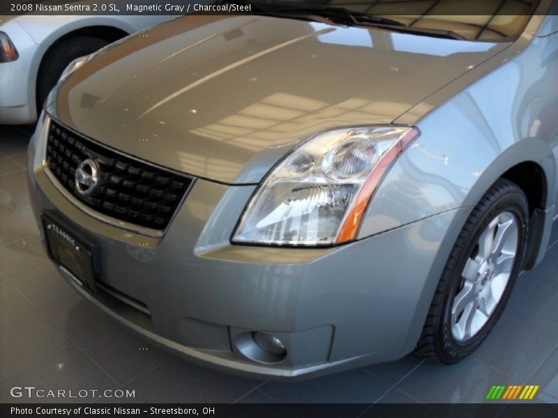 Magnetic Gray / Charcoal/Steel 2008 Nissan Sentra 2.0 SL