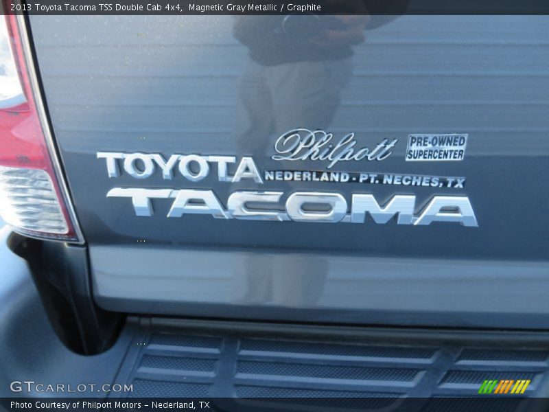 Magnetic Gray Metallic / Graphite 2013 Toyota Tacoma TSS Double Cab 4x4
