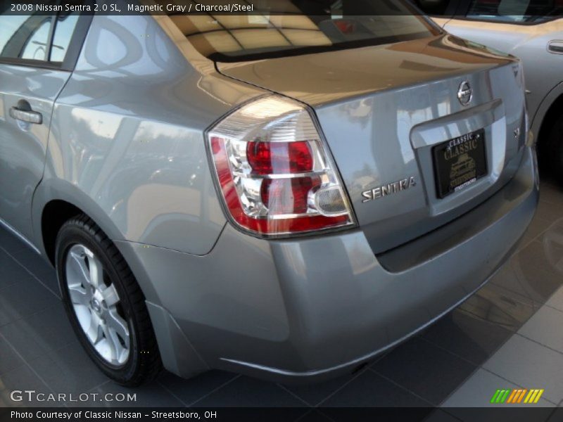 Magnetic Gray / Charcoal/Steel 2008 Nissan Sentra 2.0 SL