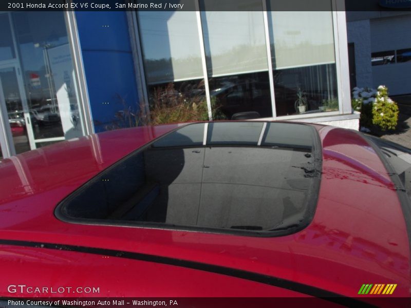 San Marino Red / Ivory 2001 Honda Accord EX V6 Coupe