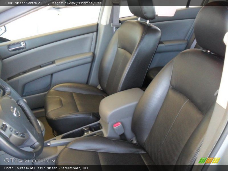Magnetic Gray / Charcoal/Steel 2008 Nissan Sentra 2.0 SL