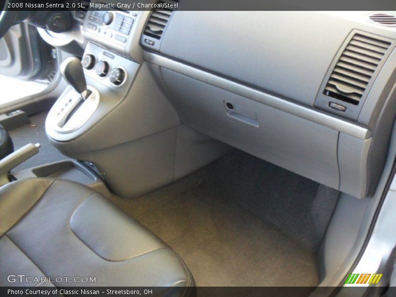 Magnetic Gray / Charcoal/Steel 2008 Nissan Sentra 2.0 SL