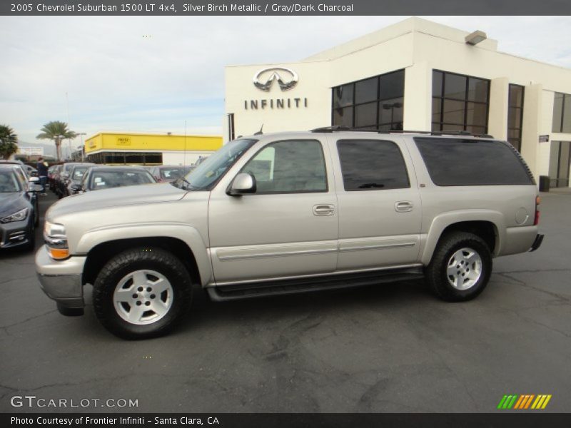 Silver Birch Metallic / Gray/Dark Charcoal 2005 Chevrolet Suburban 1500 LT 4x4