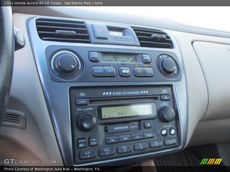 San Marino Red / Ivory 2001 Honda Accord EX V6 Coupe