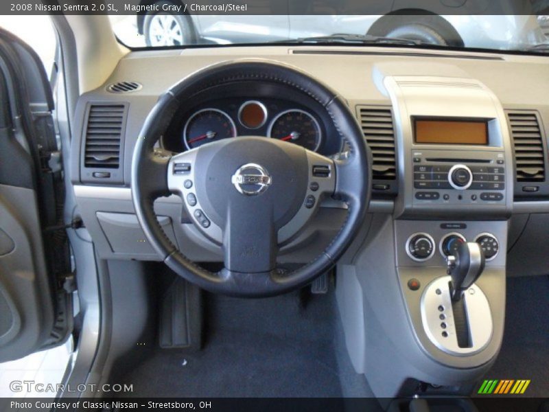 Magnetic Gray / Charcoal/Steel 2008 Nissan Sentra 2.0 SL