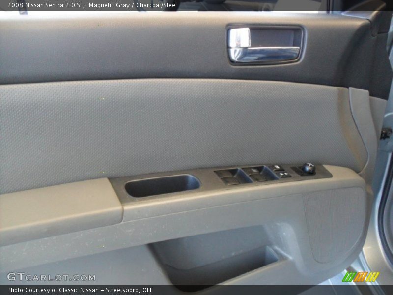 Magnetic Gray / Charcoal/Steel 2008 Nissan Sentra 2.0 SL
