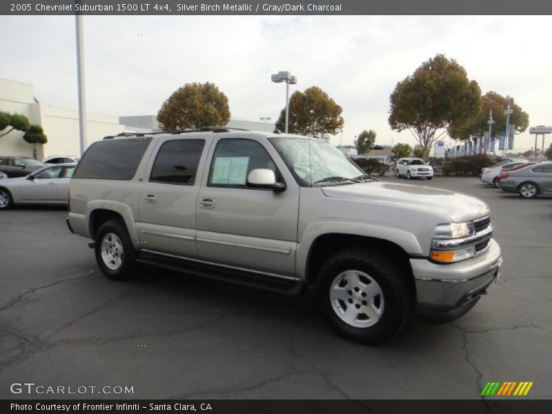 Silver Birch Metallic / Gray/Dark Charcoal 2005 Chevrolet Suburban 1500 LT 4x4