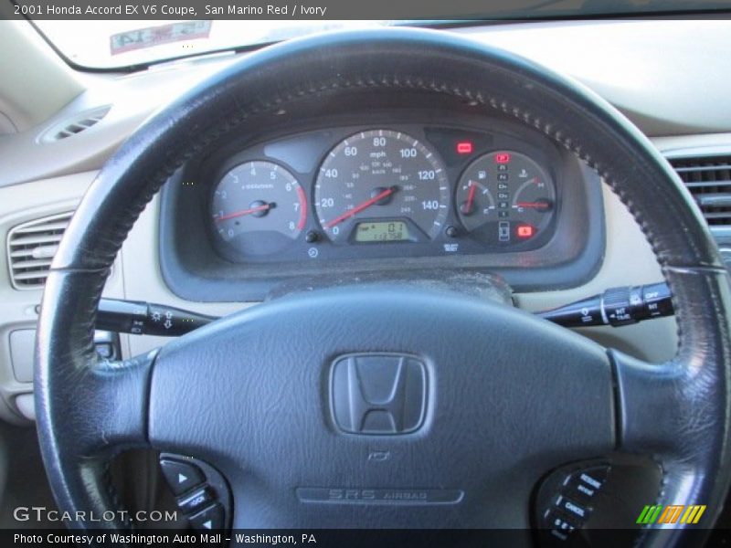 San Marino Red / Ivory 2001 Honda Accord EX V6 Coupe
