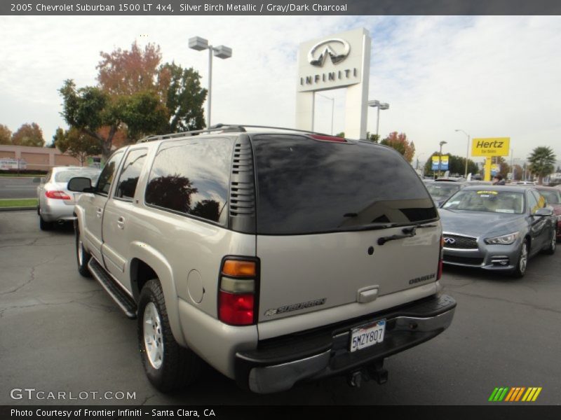 Silver Birch Metallic / Gray/Dark Charcoal 2005 Chevrolet Suburban 1500 LT 4x4