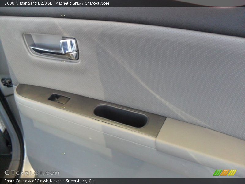 Magnetic Gray / Charcoal/Steel 2008 Nissan Sentra 2.0 SL