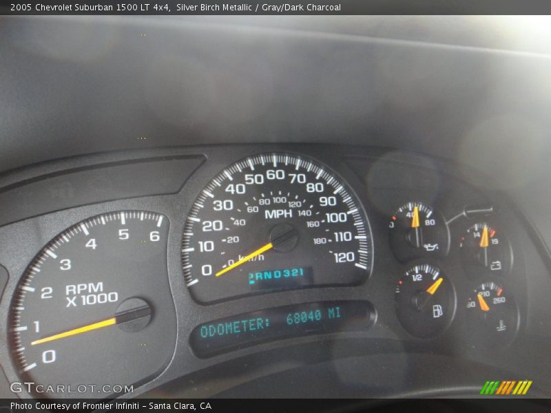 Silver Birch Metallic / Gray/Dark Charcoal 2005 Chevrolet Suburban 1500 LT 4x4