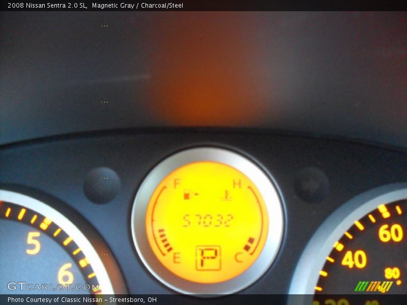 Magnetic Gray / Charcoal/Steel 2008 Nissan Sentra 2.0 SL