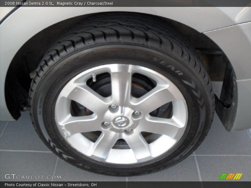 Magnetic Gray / Charcoal/Steel 2008 Nissan Sentra 2.0 SL