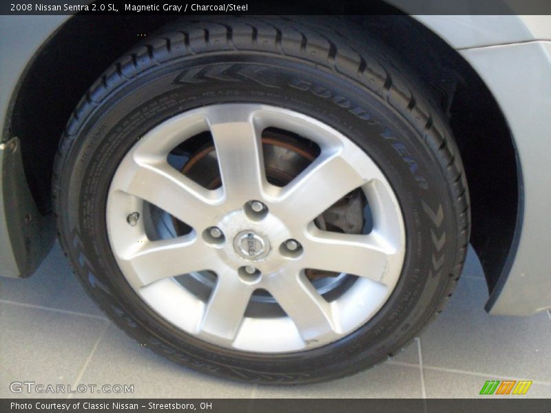 Magnetic Gray / Charcoal/Steel 2008 Nissan Sentra 2.0 SL