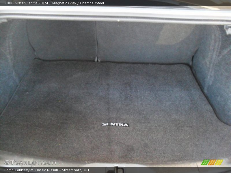 Magnetic Gray / Charcoal/Steel 2008 Nissan Sentra 2.0 SL