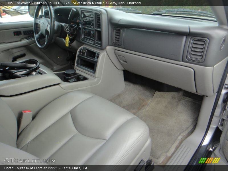 Silver Birch Metallic / Gray/Dark Charcoal 2005 Chevrolet Suburban 1500 LT 4x4