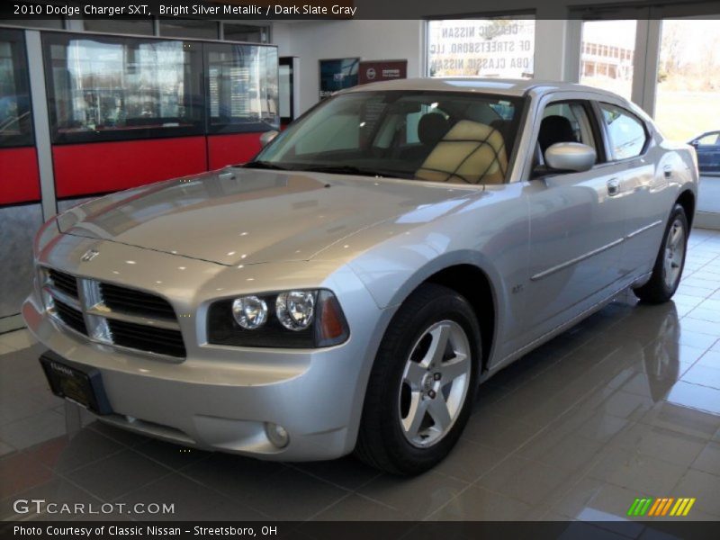 Bright Silver Metallic / Dark Slate Gray 2010 Dodge Charger SXT