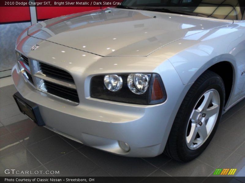 Bright Silver Metallic / Dark Slate Gray 2010 Dodge Charger SXT