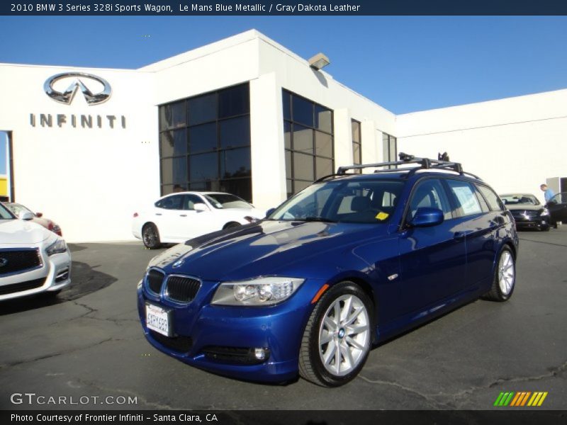 Le Mans Blue Metallic / Gray Dakota Leather 2010 BMW 3 Series 328i Sports Wagon