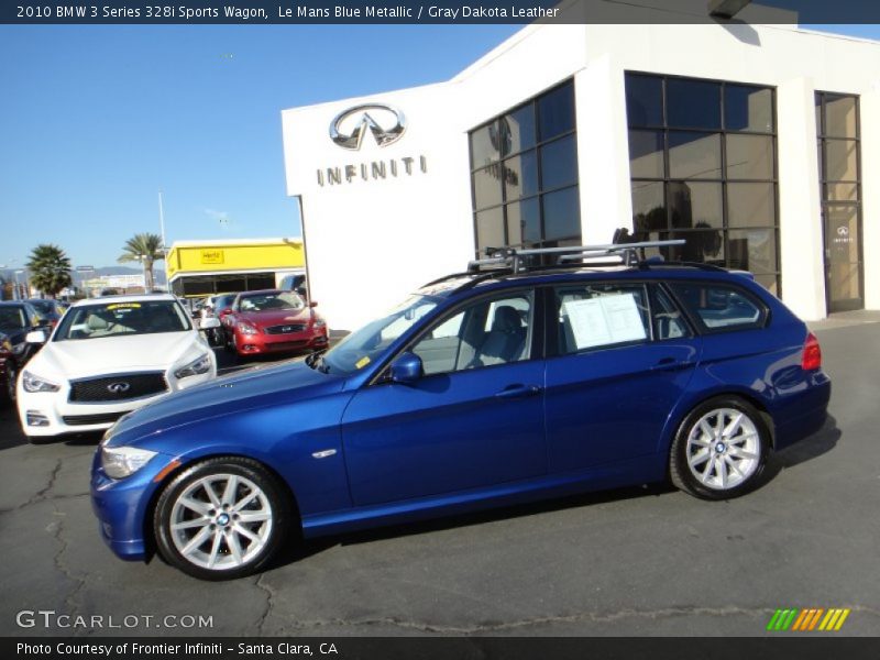 Le Mans Blue Metallic / Gray Dakota Leather 2010 BMW 3 Series 328i Sports Wagon