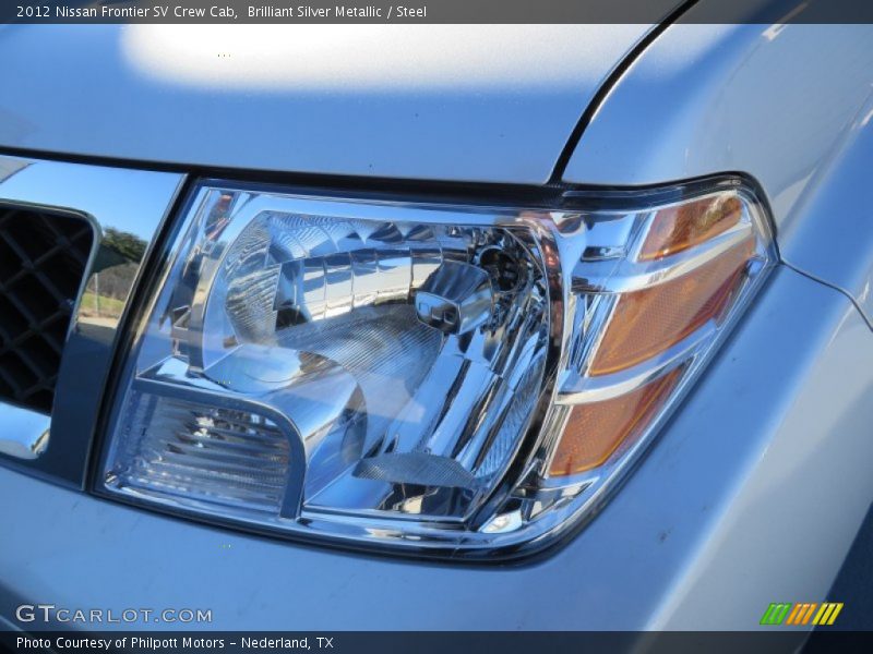 Brilliant Silver Metallic / Steel 2012 Nissan Frontier SV Crew Cab
