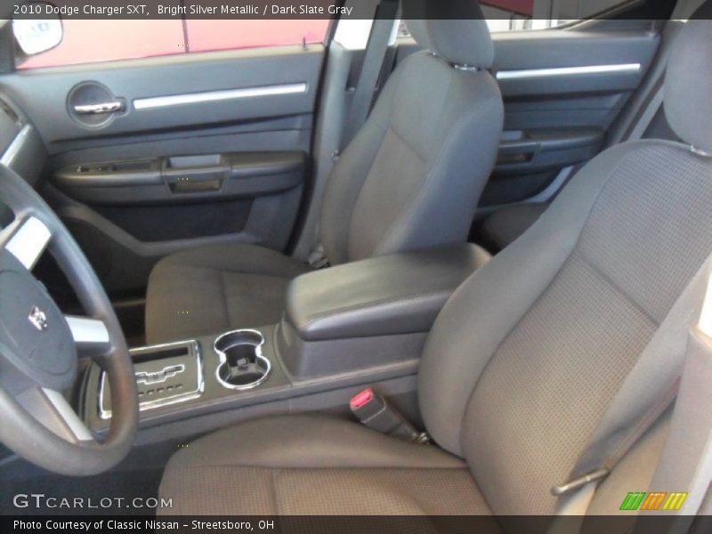 Bright Silver Metallic / Dark Slate Gray 2010 Dodge Charger SXT