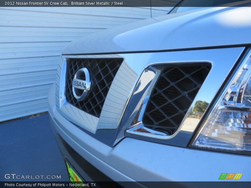 Brilliant Silver Metallic / Steel 2012 Nissan Frontier SV Crew Cab