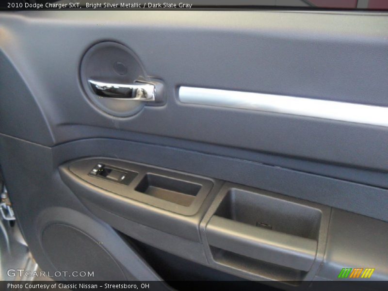 Bright Silver Metallic / Dark Slate Gray 2010 Dodge Charger SXT