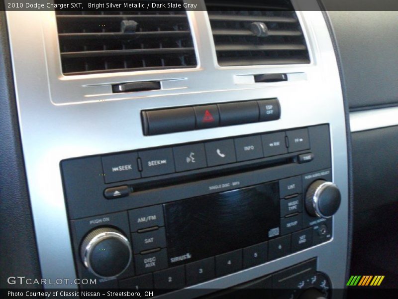 Bright Silver Metallic / Dark Slate Gray 2010 Dodge Charger SXT